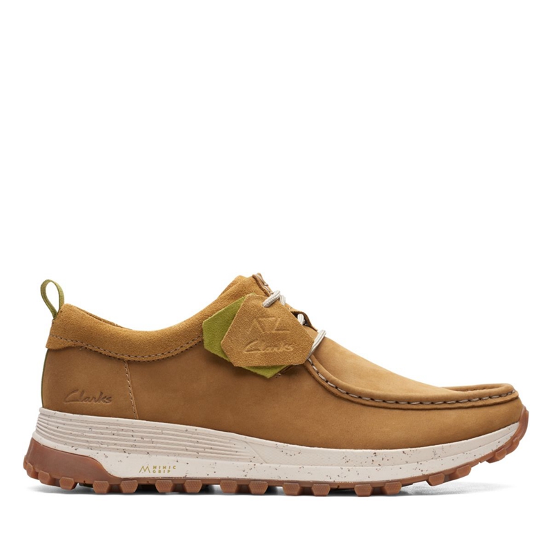 Baskets Clarks ATL Trek Wally Oakmoss Nubuck Kaki Homme|WHL-3151442