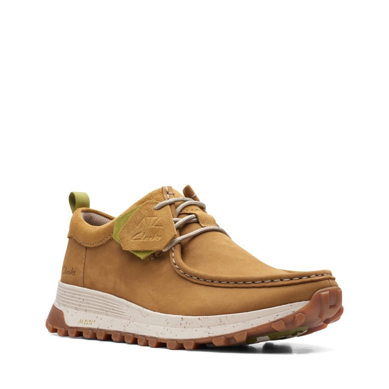 Baskets Clarks ATL Trek Wally Oakmoss Nubuck Kaki Homme|WHL-3151442