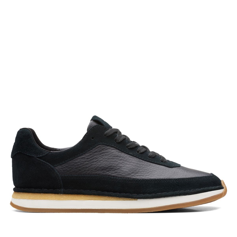 Baskets Clarks Craft Run Dentelle Combi Noir Homme|GCN-3344677