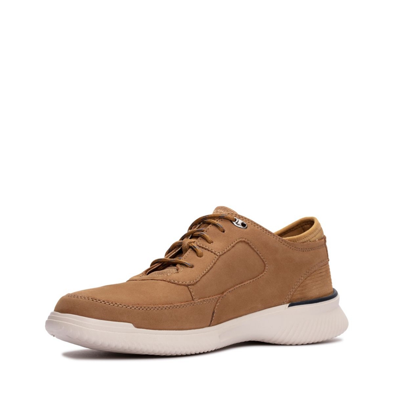 Baskets Clarks Donaway Dentelle Nubuck Marron Foncé Homme|OGQ-8181225