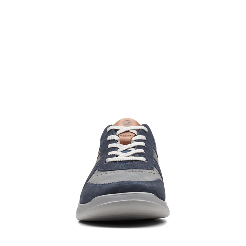 Baskets Clarks Gaskill Vibe Combi Bleu Marine Homme|EPQ-6945869