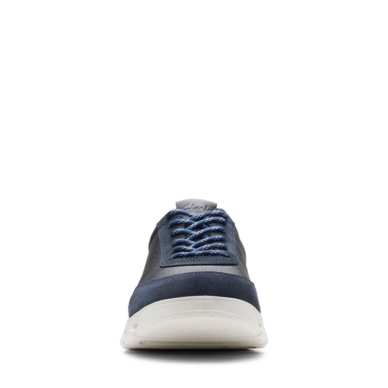 Baskets Clarks Nature X One Combi Bleu Marine Homme|IIT-7663495