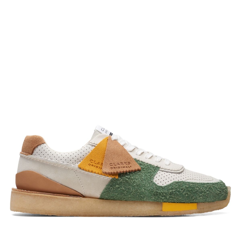 Baskets Clarks Tor Run Combi Vert Homme|BGW-2553869