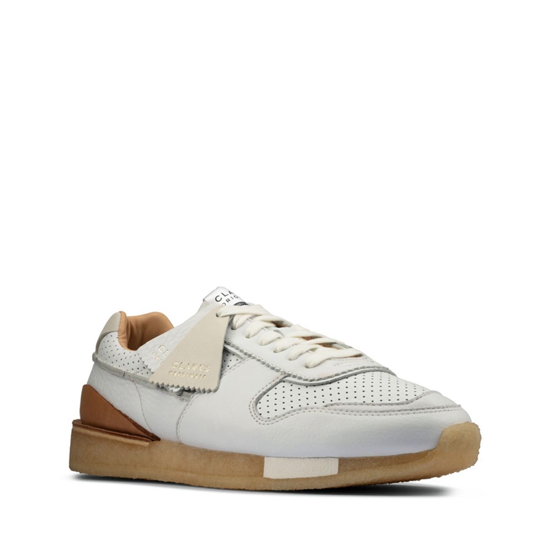 Baskets Clarks Tor Run Combi Blanche Homme|AKM-1701659