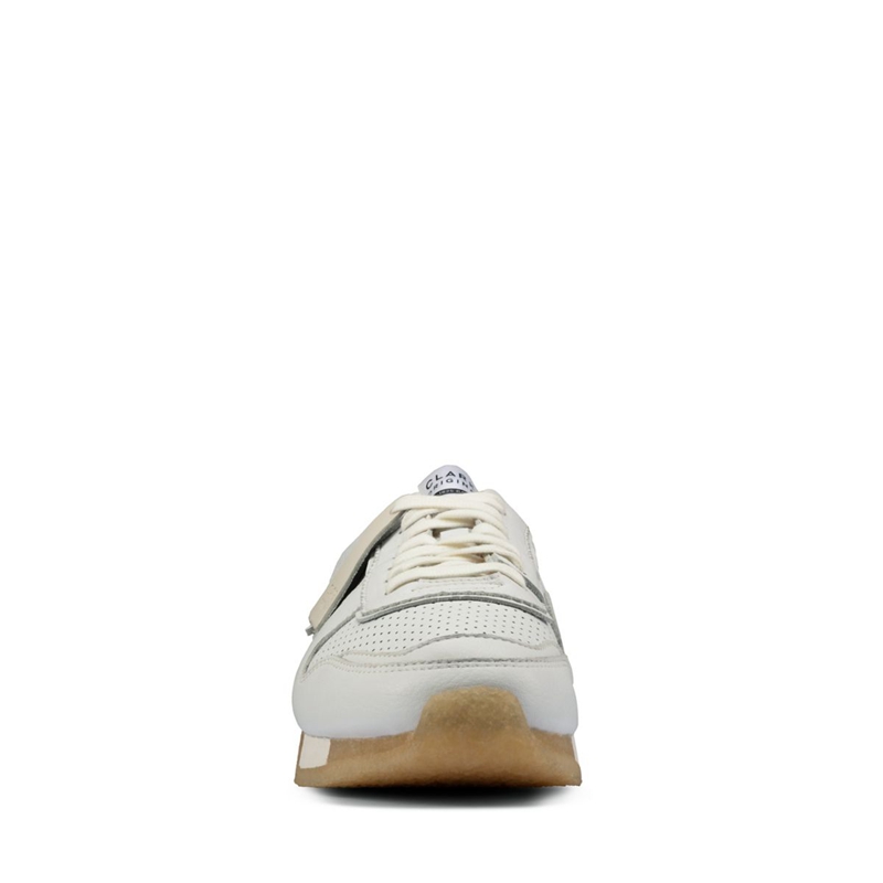 Baskets Clarks Tor Run Combi Blanche Homme|AKM-1701659