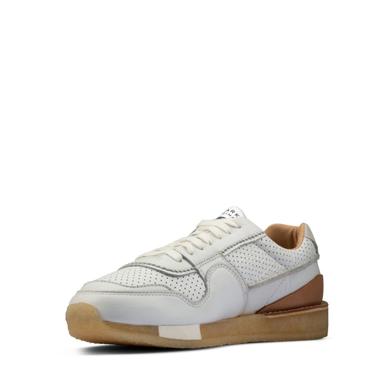 Baskets Clarks Tor Run Combi Blanche Homme|AKM-1701659