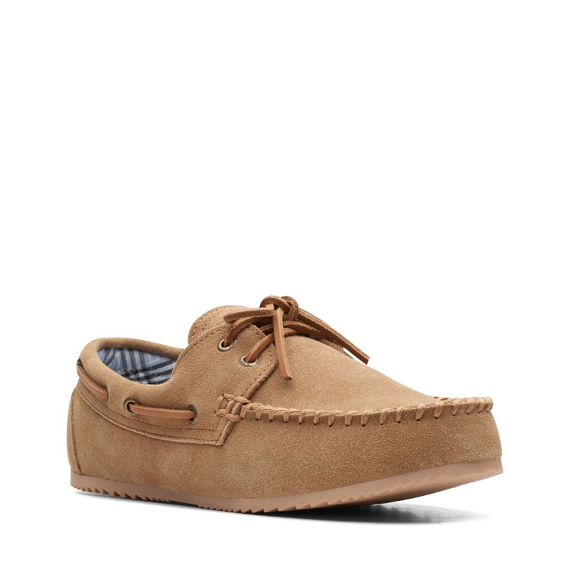 Mocassin Clarks Jordy Murl Cinnamon Kaki Homme|OEW-5223923