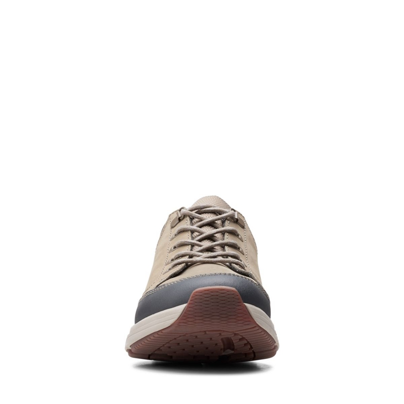 Baskets Clarks Wave 2.0 Vibe Sage Nubuck Vert Olive Homme|DEO-8218097