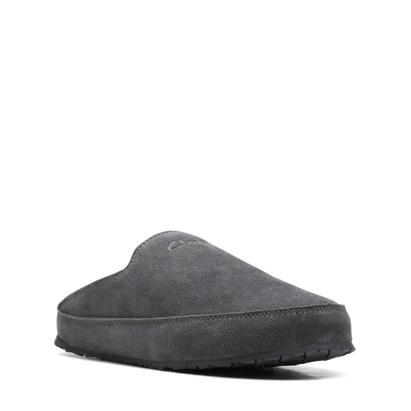 Chaussons Clarks Mormile Slate Grise Homme|UED-9418764