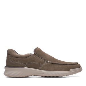 Mocassin Clarks Donaway Free Stone Grise Homme|FEL-1919024