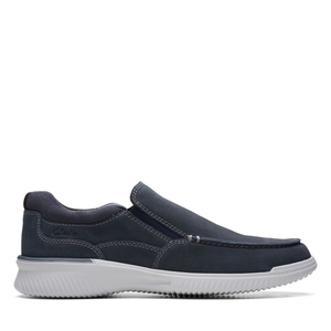 Mocassin Clarks Donaway Free Waxy Bleu Marine Homme|DGJ-8698570