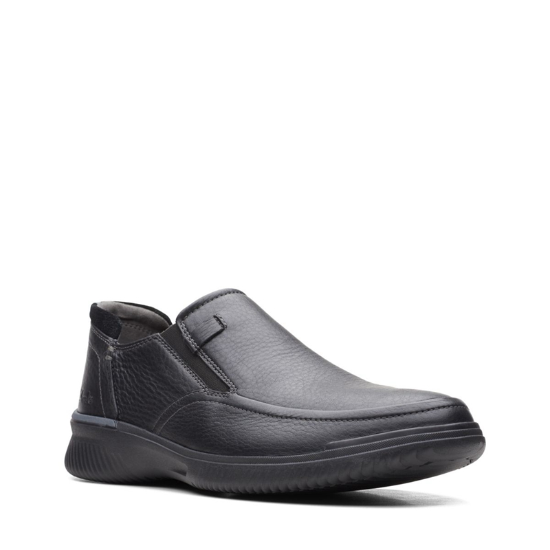 Mocassin Clarks Donaway Step Cuir Noir Homme|MIM-5454172