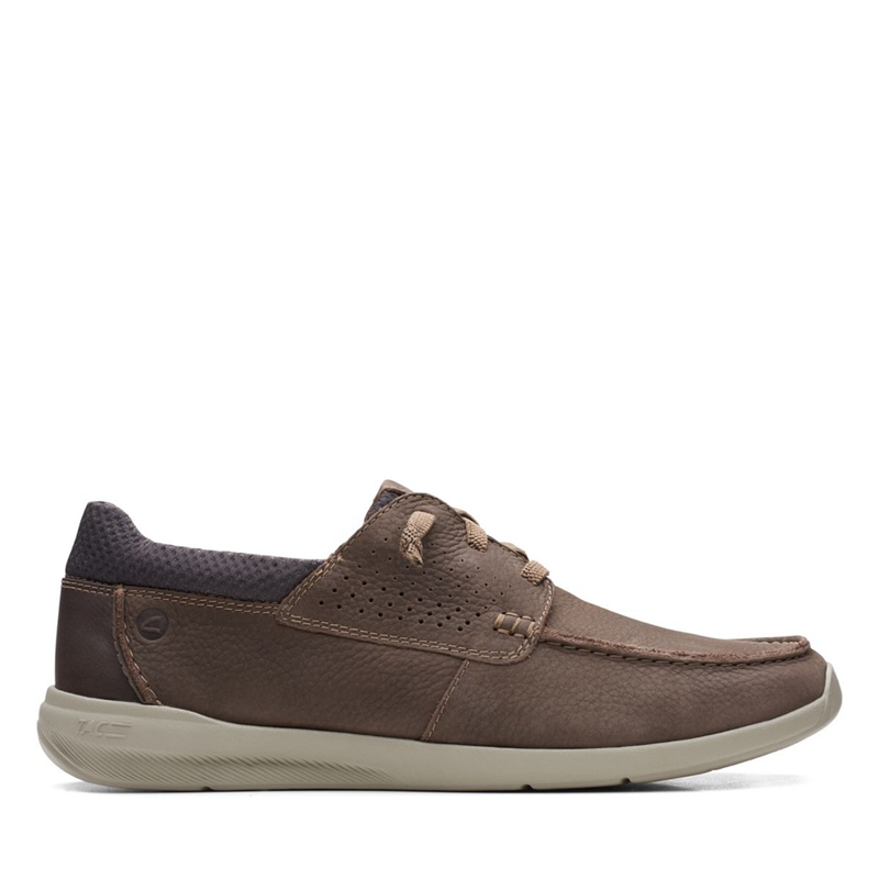 Mocassin Clarks Gorwin Moc Nubuck Marron Homme|CLX-8484882