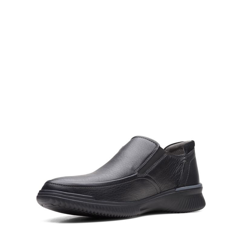 Mocassin Clarks Donaway Step Cuir Noir Homme|MIM-5454172