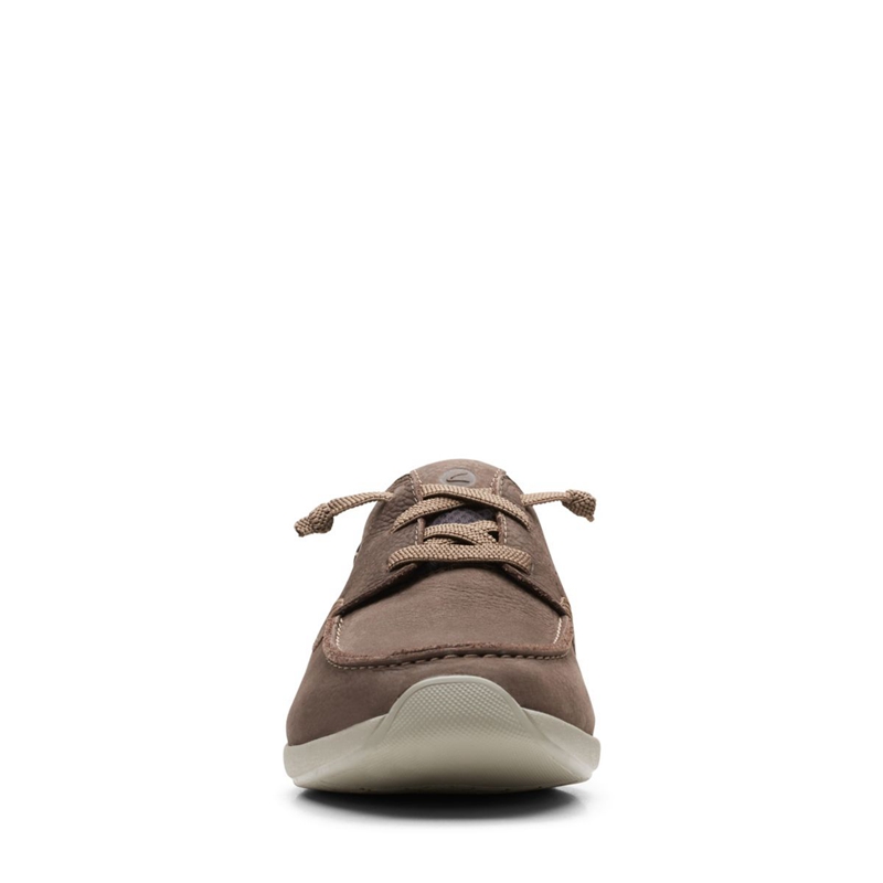 Mocassin Clarks Gorwin Moc Nubuck Marron Homme|CLX-8484882