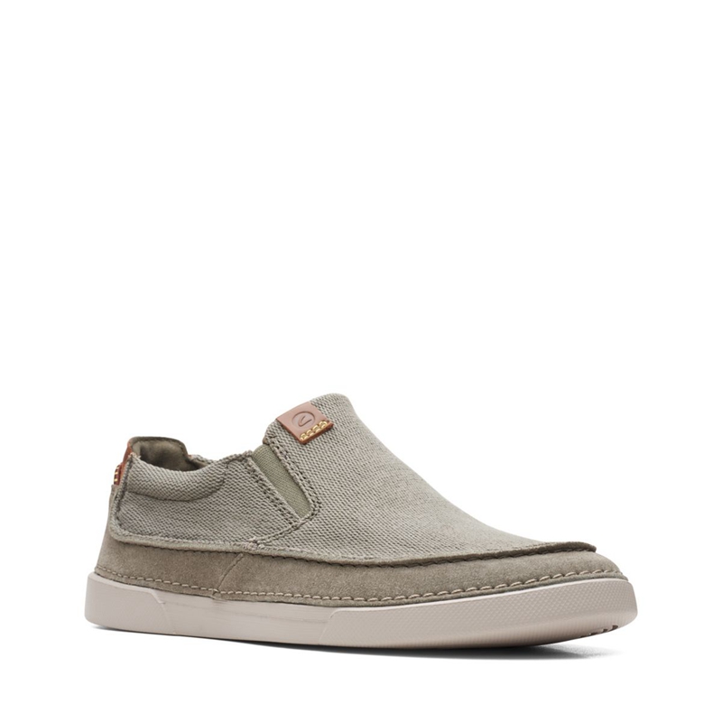 Mocassin Clarks Gereld Step Combi Vert Olive Homme|QGU-9777816