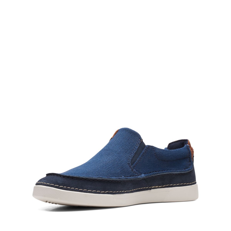 Mocassin Clarks Gereld Step Combi Bleu Marine Homme|BUW-4684524