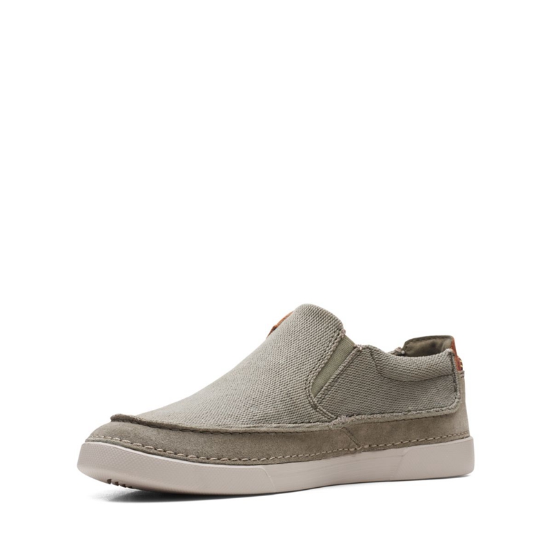 Mocassin Clarks Gereld Step Combi Vert Olive Homme|QGU-9777816