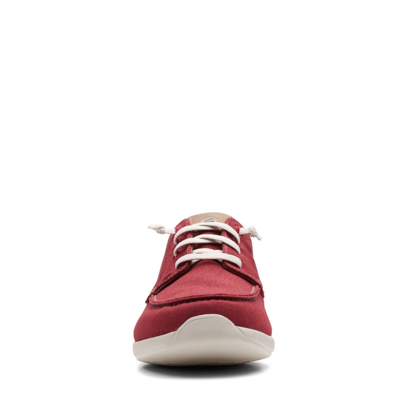 Mocassin Clarks Gorwin Dentelle Brick Rouge Foncé Homme|VHR-7247661