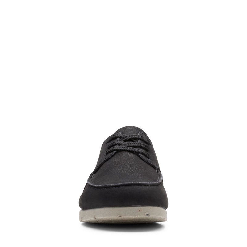 Mocassin Clarks ShacreLite Low Nubuck Noir Homme|ISW-3549488