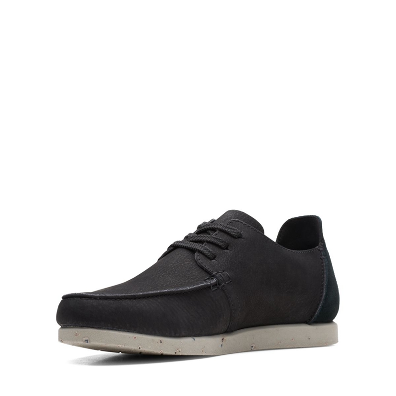 Mocassin Clarks ShacreLite Low Nubuck Noir Homme|ISW-3549488