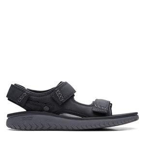 Sandales Clarks Wesley Bay Noir Homme|CYN-3829445