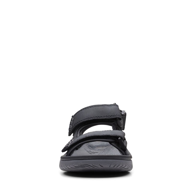 Sandales Clarks Wesley Bay Noir Homme|CYN-3829445