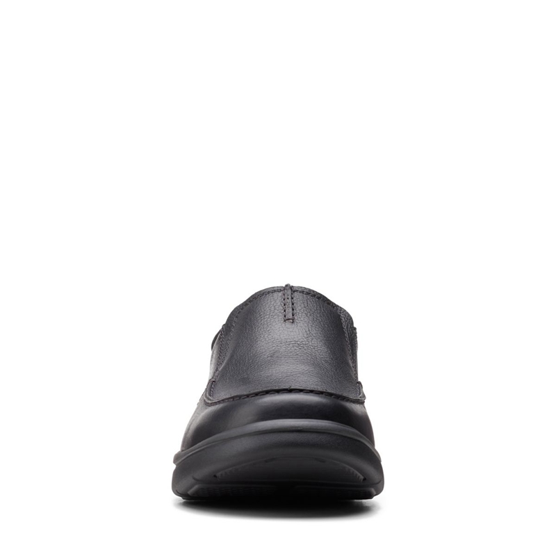 Loafers Clarks Bradley Free Blk Tumbled Lea Noir Homme|GRE-0418889