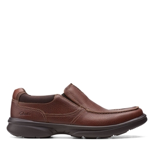 Loafers Clarks Bradley Free Tan Tumbled Marron Homme|FCU-1571013