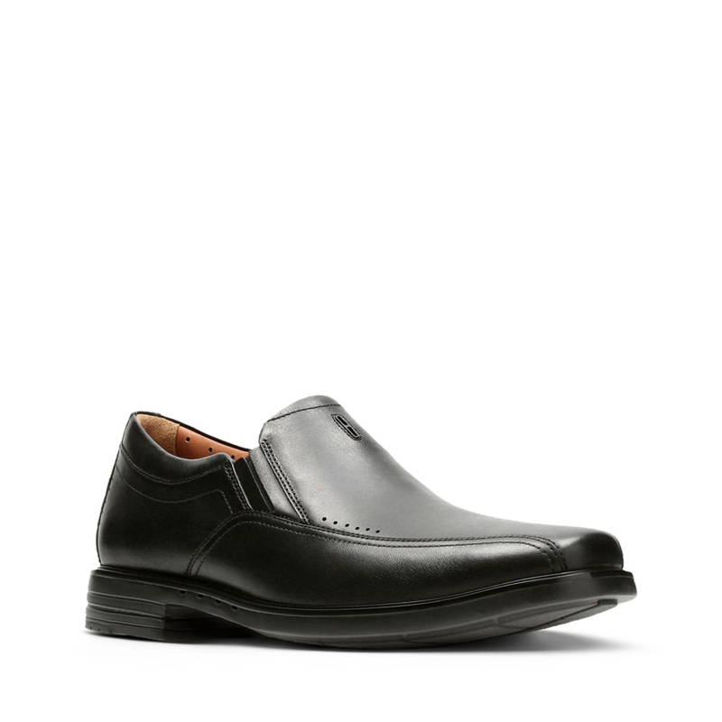 Chaussures Habillées Clarks Unsheridan Go Cuir Noir Homme|CPK-9505668