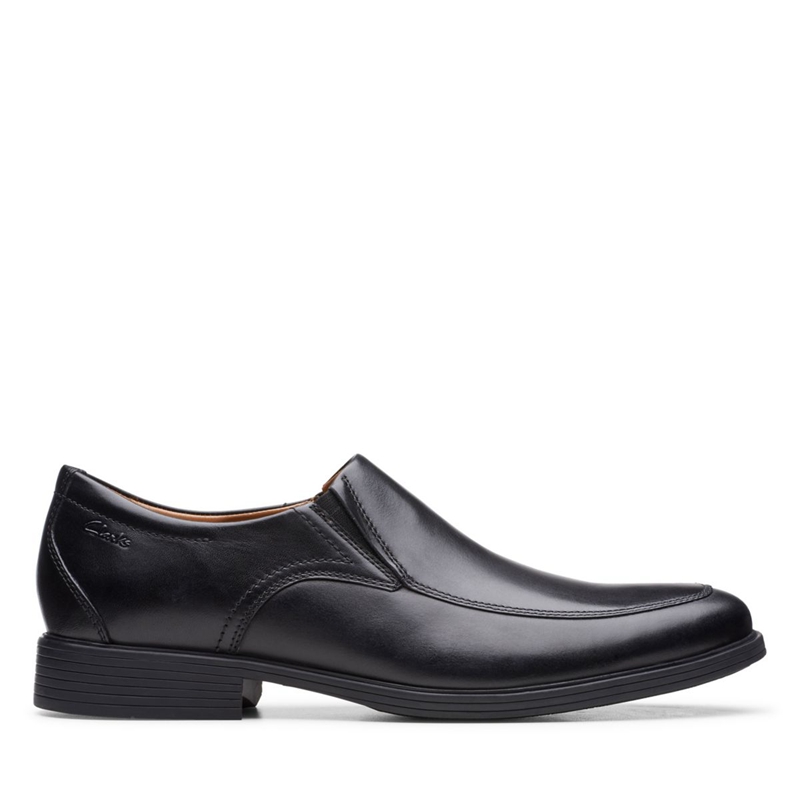 Chaussures Habillées Clarks Whiddon Step Cuir Noir Homme|CPZ-8611485