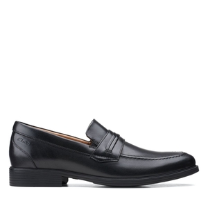 Chaussures Habillées Clarks Whiddon Loafer Cuir Noir Homme|WWG-2608164