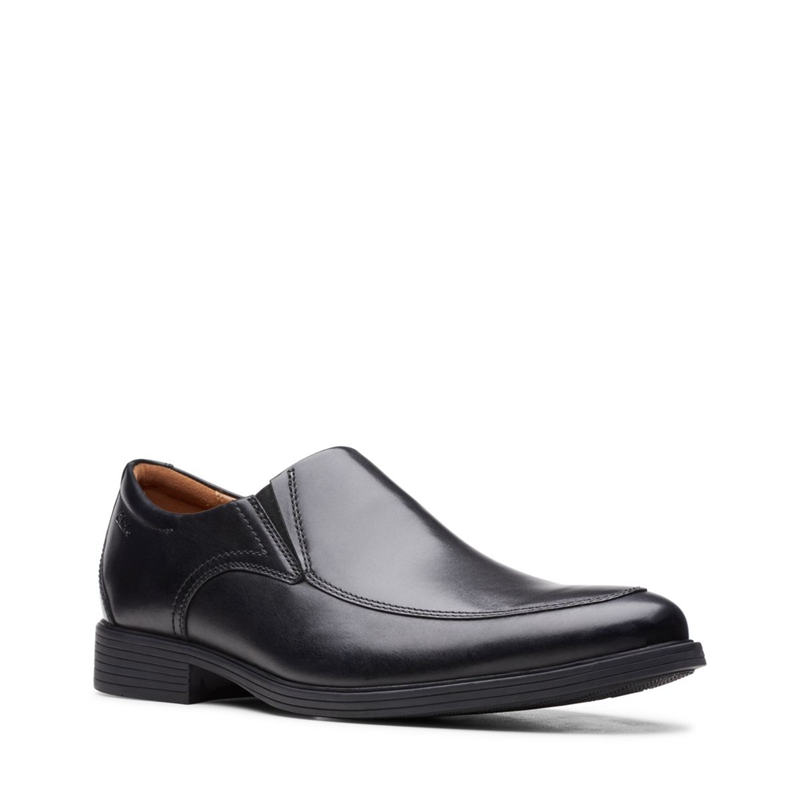 Chaussures Habillées Clarks Whiddon Step Cuir Noir Homme|CPZ-8611485