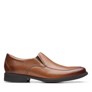 Chaussures Habillées Clarks Whiddon Step Lea Marron Foncé Homme|RGK-6896357