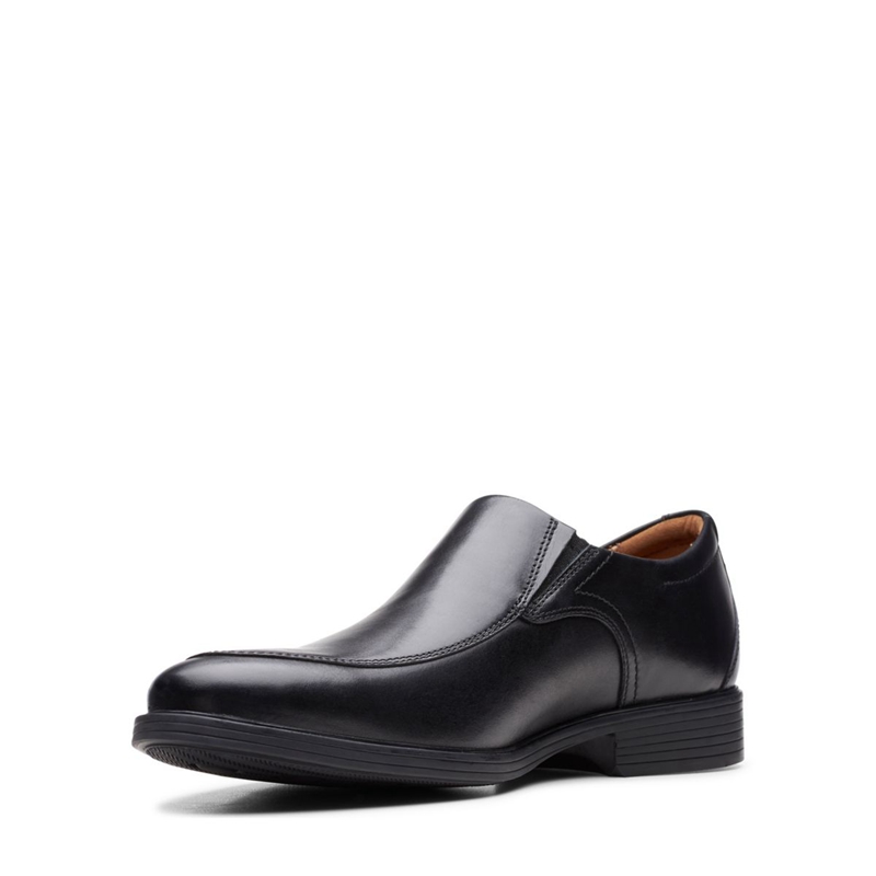 Chaussures Habillées Clarks Whiddon Step Cuir Noir Homme|CPZ-8611485