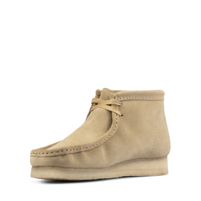 Bottes Du Désert Clarks Maple Daim Kaki Homme|SLO-2222458