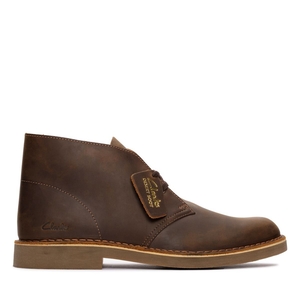 Bottes Du Désert Clarks Evo Beeswax Cuir Marron Homme|SOE-8991289