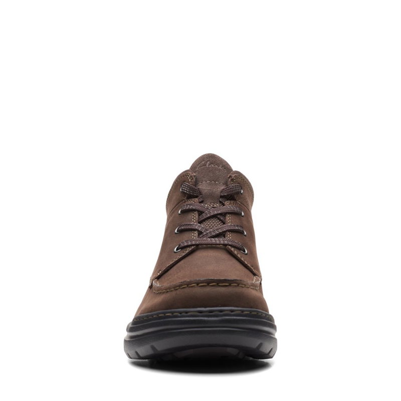 Bottes Chukka Clarks Rockie 2 HI GORE-TEX Nubuck Marron Homme|NZM-6242198