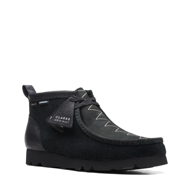 Bottes Chukka Clarks GORE-TEX Combi Sde Noir Homme|BVL-6679633