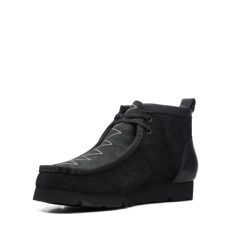 Bottes Chukka Clarks GORE-TEX Combi Sde Noir Homme|BVL-6679633