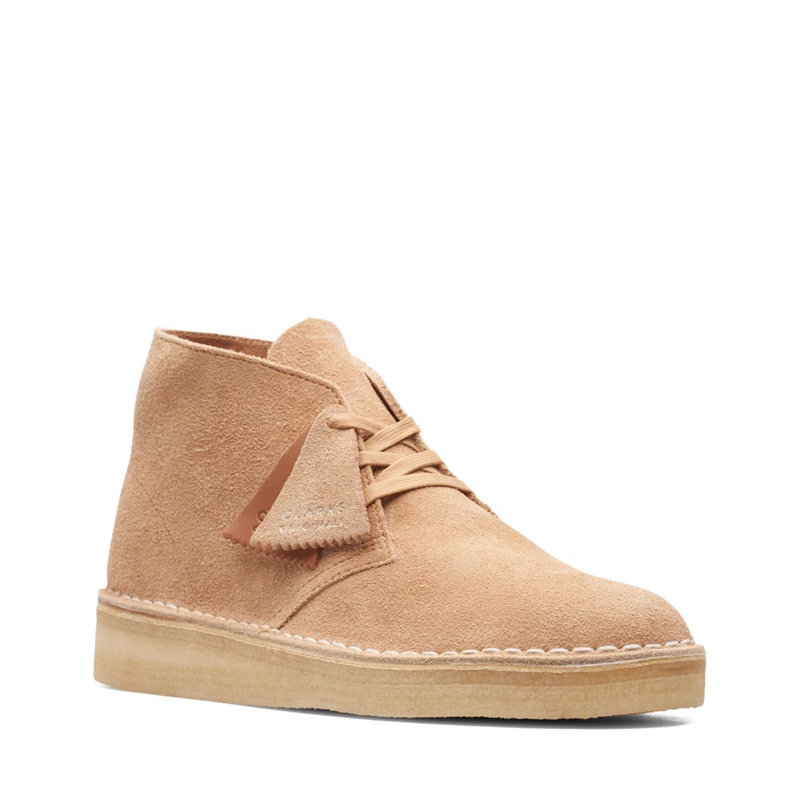 Bottes Chukka Clarks Coal Daim Marron Clair Homme|FMX-4253342