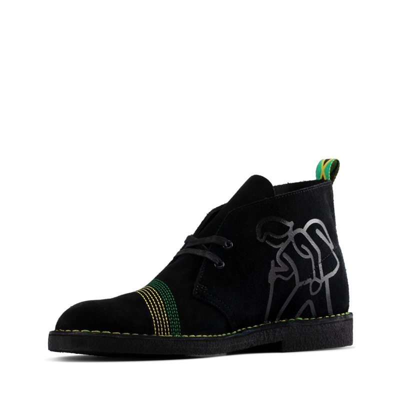 Bottes Chukka Clarks Jamaica /Multi Noir Homme|YXJ-0472690