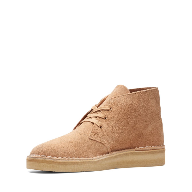 Bottes Chukka Clarks Coal Daim Marron Clair Homme|FMX-4253342