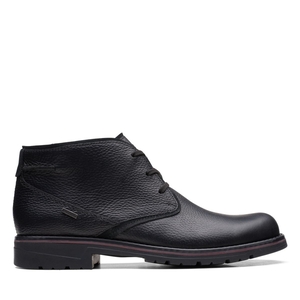 Chelsea Boots Clarks Morris Peak Tumbled Noir Homme|VOE-8614472