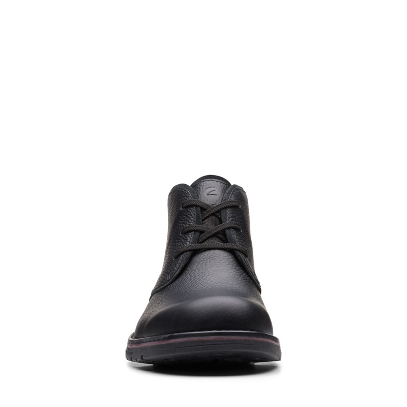 Chelsea Boots Clarks Morris Peak Tumbled Noir Homme|VOE-8614472