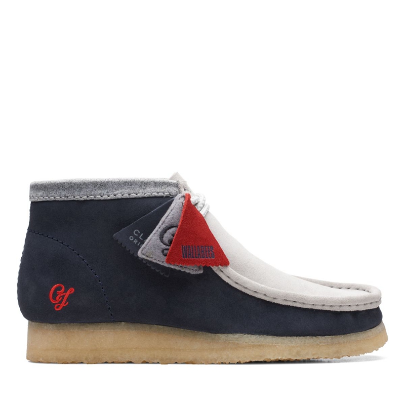 Bottines Clarks VCY Bleu Marine Grise Homme|TML-2087657