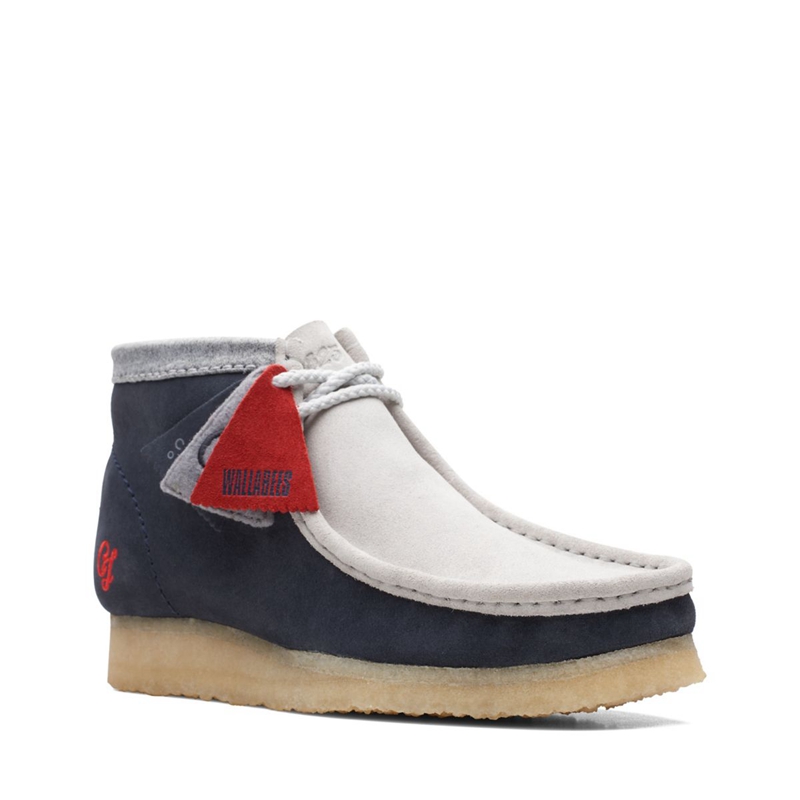 Bottines Clarks VCY Bleu Marine Grise Homme|TML-2087657