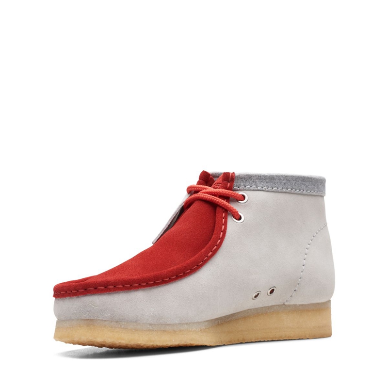 Bottines Clarks VCY Rouge Grise Homme|NHG-4634815