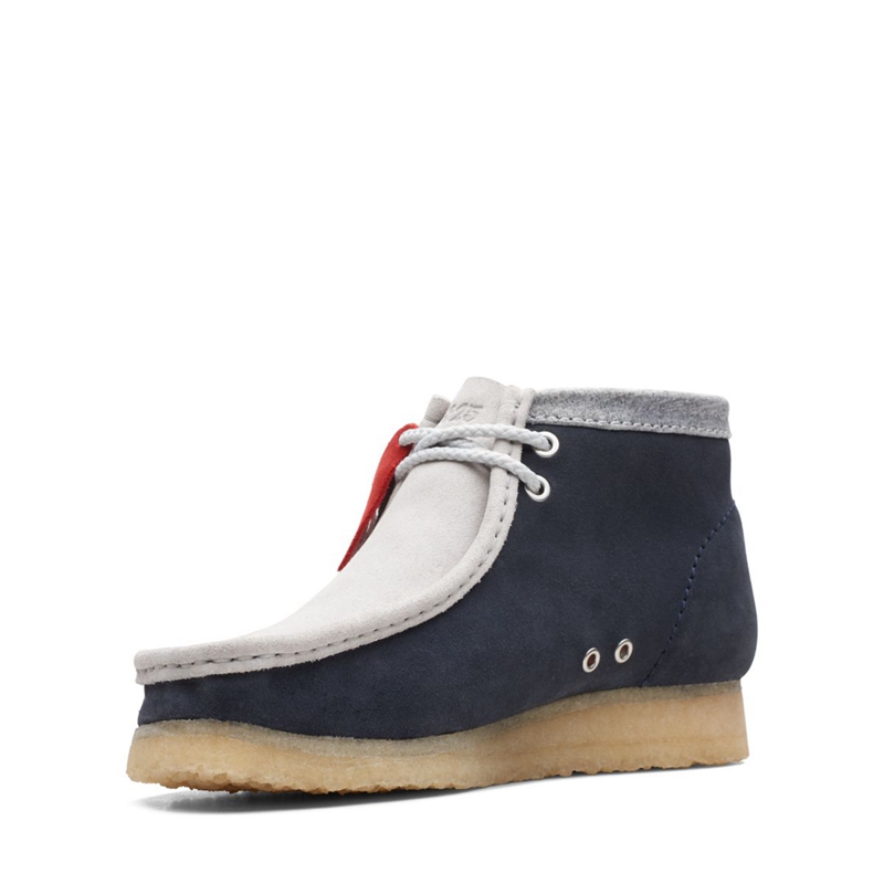 Bottines Clarks VCY Bleu Marine Grise Homme|TML-2087657