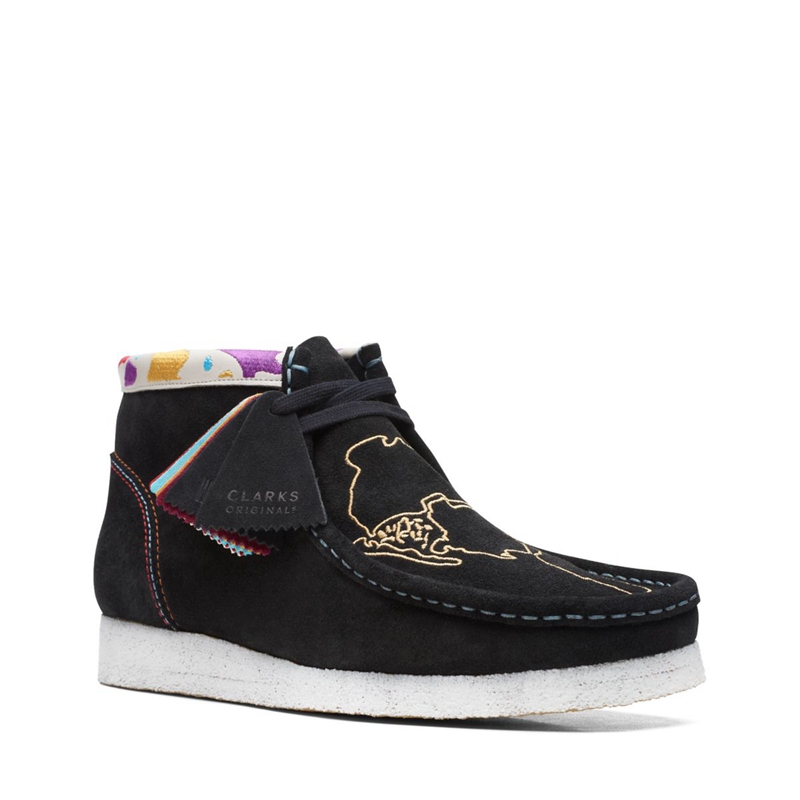 Bottines Clarks Embroidery Noir Homme|TBU-9430683